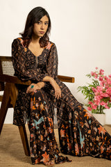 Soha Sharara Set - Black
