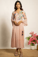 Chanda Dress- Peach RTS