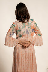 Chanda Dress- Peach RTS