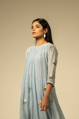 Lois Kurta Set - Powder Blue