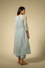 Lois Kurta Set - Powder Blue