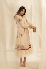 Juliet Layered Dress - Ivory