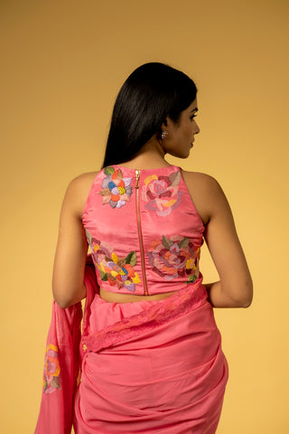 Saree - Punch Pink