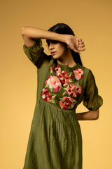 Poppy Dress - Olive