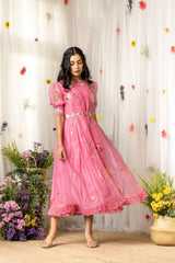 Ela Jacket Set - Punch pink