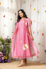 Ela Jacket Set - Punch pink