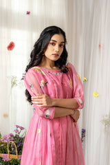 Ela Jacket Set - Punch pink