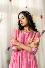 Ela Jacket Set - Punch pink