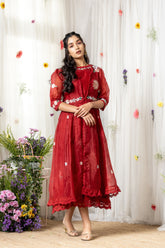 Ela jacket set - Ruby