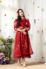 Ela jacket set - Ruby