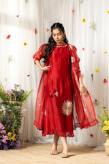 Ela jacket set - Ruby