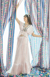 Aavya Lehenga set - Peach