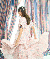 Aavya Lehenga set - Peach