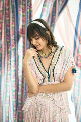 Aavya Lehenga set - Peach