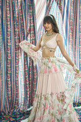 Anjana lehenga set - Ivory
