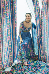 Narsin Dress - Navy blue RTS