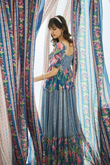 Damini Dress - Navy blue