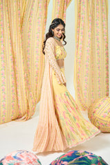 Chithra Jacket Set - Yellow