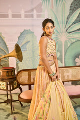 Urmi Lehenga Set - Yellow