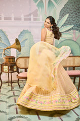 Urmi Lehenga Set - Yellow
