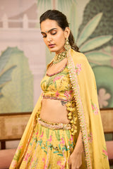 Ashima Lehenga Set - Yellow