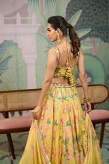 Ashima Lehenga Set - Yellow