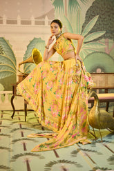 Leona Lehenga Set - Yellow
