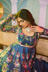 Apsara Dress - Navy blue