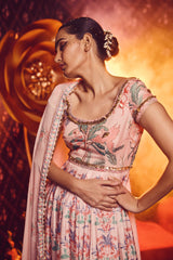 Apsara Dress - Peach