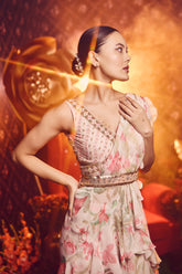 Reyah Drape saree - Ivory