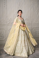 Sukanya Lehanga Set - Glassy Green