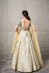 Sukanya Lehanga Set - Glassy Green