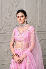 Hiranya Lehanga Set - Pink Bliss