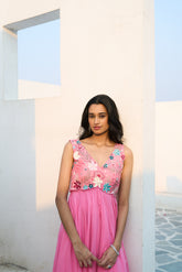 Valerie Dress - Vintage Pink