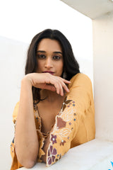 Theresee Kurta set - Cashew
