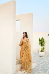 Theresee Kurta set - Cashew