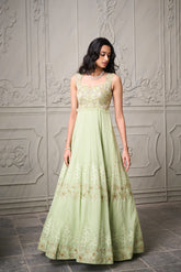 Aalaya Gown - Mint Green