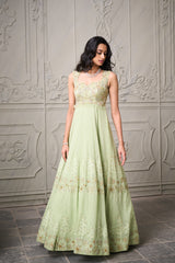 Aalaya Gown - Mint Green
