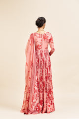 Niva dress with dupatta_ Red