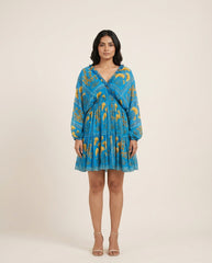 Siya Dress- Blue