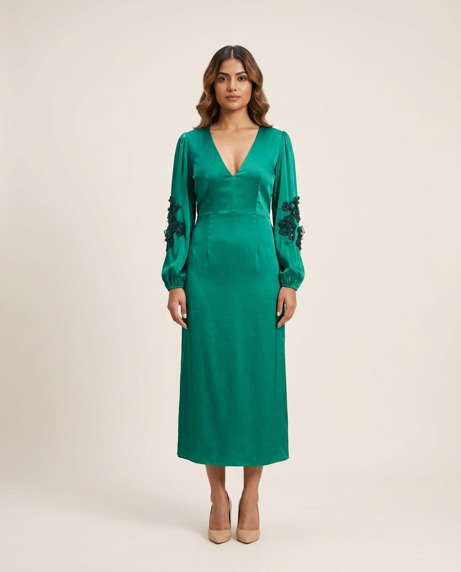 Muse Green Dress RTS