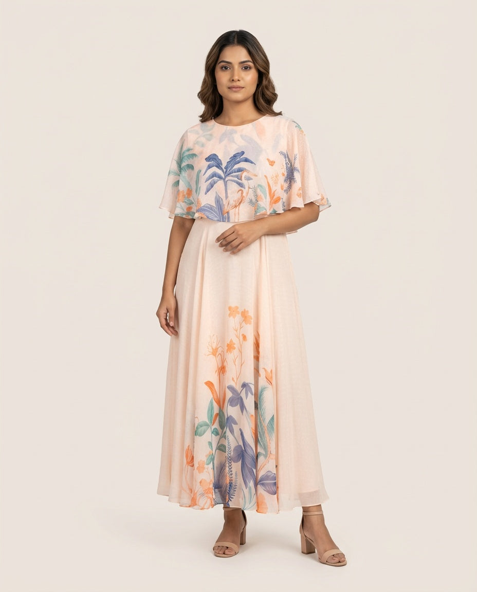 Kathila Dress- Peach