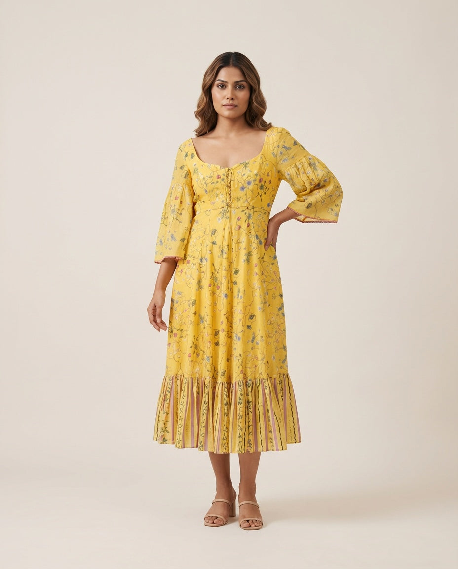 Sanya Dress- Yellow