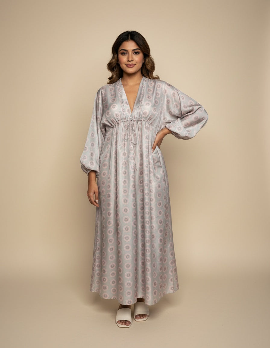 Sora Dress Set- Grey