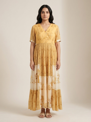 Rez Dress- Mustard Yellow