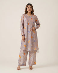 Janet Kurtha Set- Orange