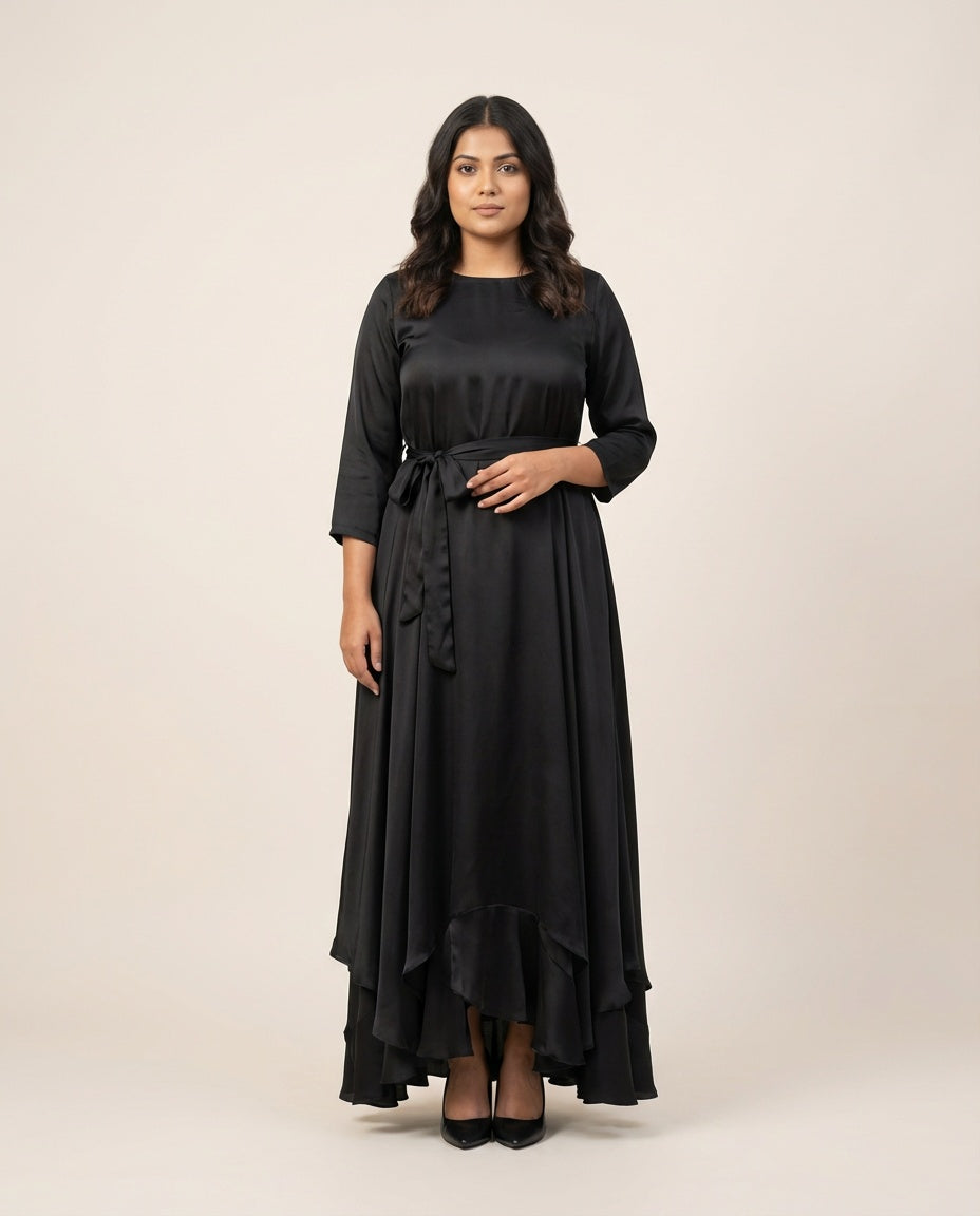 Rosie Dress with Jacket- Black RTS