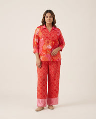 Enya Red Floral Co Ord Set RTS