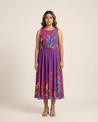 Mirna Dress- Purple