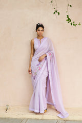Arina Saree Set - Lavender